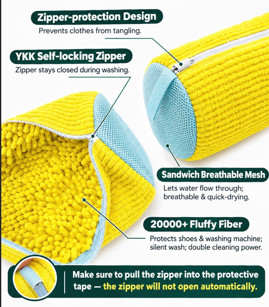 Protective Shoe Washing Bag